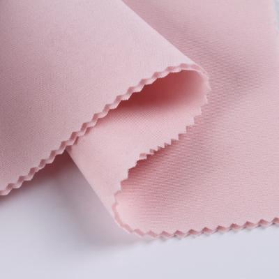 China Custom cheap colorful anti-static textiles polyester pink 3D sandwich scuba foam knit fabric for sale