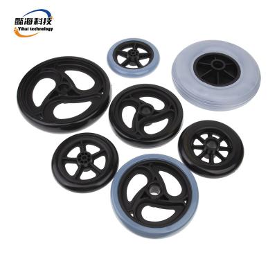 China Other 3/5/6/8/12 Inch PVC Caster Wheels For Rollator Walker, Wheelchair, Walker for sale