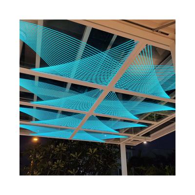 China High Performance 11~17mm Thickness Luminescent New Rui Yang Smart Glass For Canopy And Ceiling for sale