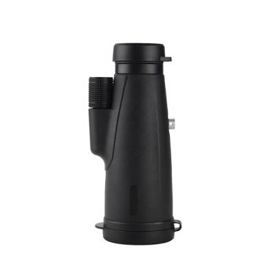 China Waterproof 12x50 Cell Phone HD Monocular Prism BAK4 Monocular Telescope With Tripod for sale