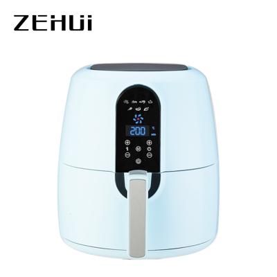 China Household Digital No Oil 1800 Watt 5.2Liters Dishwasher Safe with non-stick Basket CB,GS,ETL,OEM,ODM Air Fryer for sale