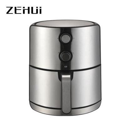 China New Hot Selling Without Oil 4L Stainless Steel Wholesale Air Fryer oil less no oil Fryers for sale