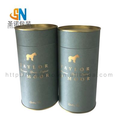 China Gift Wrapping Paper Cylinder Packaging Tube For Scatter Tubular Diffuser Customized Cardboard Box With Paper Lid for sale