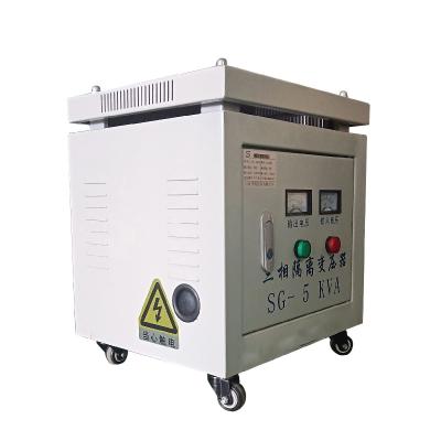 China Supply DG-10KVA low frequency 380V isolation single phase dry transformer at 380V special customization plus casters for sale