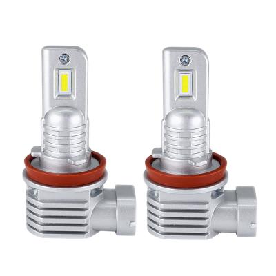 China H11 LED Fog Lights 6000LM 100W High Power 6000K White H8 H9 H10 H16JP LED Fog Lights DRL Bulbs Automotive Led Headlight Lighting System for sale