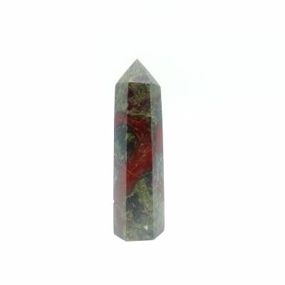 China Hot Selling Europe High Quality Natural Crystal Wand Gemstone Natural Dragon Blood Stone Point For Decoration for sale