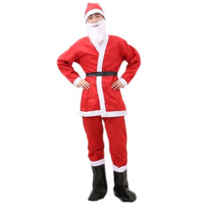 China Santa Suit Costumes For Christmas Eco-Friendly Decoration Santa Running for sale