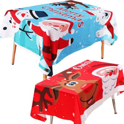 China Waterproof Custom Canvas and Cotton Linen and Cotton Table Cloth for Wedding Christmas for sale