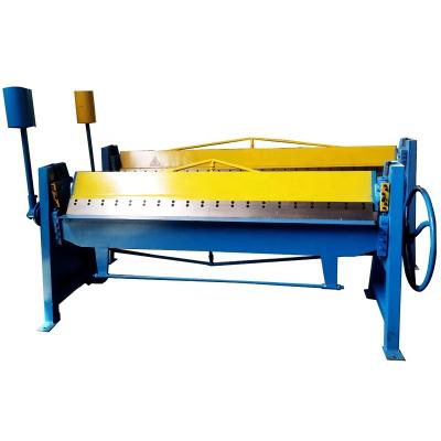 China Factory 0.5mm 1mm 1.5mm metal sheet manual fold machine hand sheet bender en venta