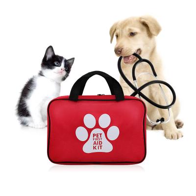 China EVA Half Hard Case Advanced Home Medical First Aid Family Kids First Aid Bird Pet 1st Checklist Best Kit Pouch Contents For Dog Cat Rabbit for sale