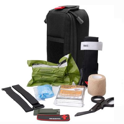 China Police EDC First Aid Trauma Nylon Kits Internal Custom Trauma Nylon Tactical First Aid Kit Bag b Bag Pack b for sale