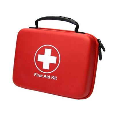 China Custom EVA Mini Car Trip EVA First Aid Kit Box Case Camping First Aid Kit With Ice Pack Emergency Kit Set For Home OEM for sale