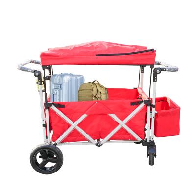 China Wholesale Outdoor Folding Folding Handle Garden Cart Folding Trolley for sale