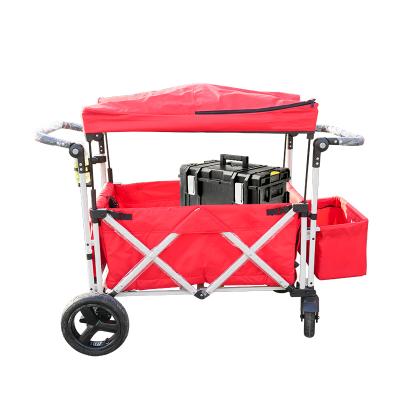 China Folding Handle Folding Handle Sports Heavy Duty Collapsible Fold To Cart All Foldable Service Cart for sale