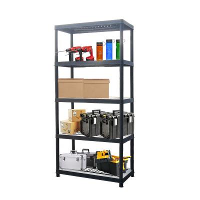 China Suitable For Exterior High Quality Warehouse Storage House Boltless Use 5 Tiers Plastic Shelving Outdoor for sale