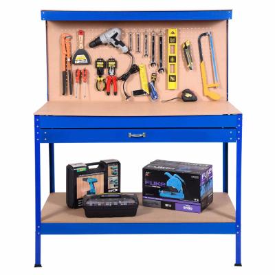 China Industrial Heavy Duty Steel Metal Garage / Warehouse Drawer Workbench for sale