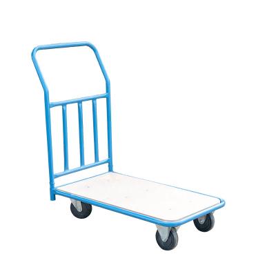 China Heavy Duty Storage Platform 300kg Hand Trolley Bag Truck for sale