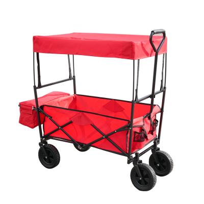 China Folding Handle Customized Beach Truck Folding Folding Garden Cart Foldable Camping Service Cart for sale