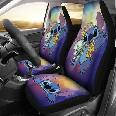 China Easy Cleaned Free Shipping Relaxlines Dropshipping Custom Logo 3d Printing Seater For Leather Car Seat Cover Women Blue Seat Covers for sale