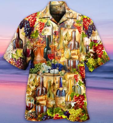 China Relaxlines Style Men's Tops Men's Comic Printed Casual Tropical Shirts QUICK DRY Vacation Hawaiian Quick Dry Beach Wear Shirts for sale