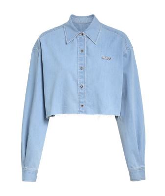 China QUICK DRY denim jackets from OEMShort, 2023, and the new Korean version of the summer, a loose, small, fragrant jacket that goes with everything for sale