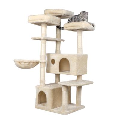 China Good Quality Stocked Cat Tree Muti-functional Scratcher for sale