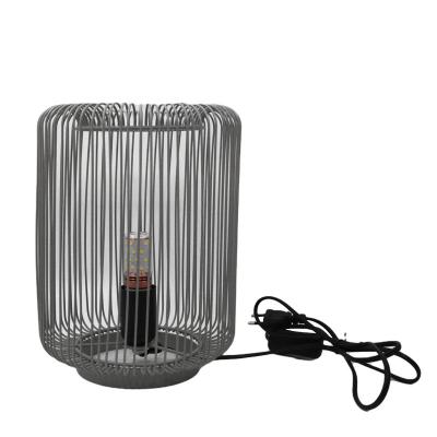 China Modern China manufacturer modern decoration living room  IRON    lampshade desk lamp for sale