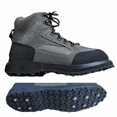 China Outdoor Mens Mens Spike Felt Fly Fishing Wading Shoes Wading Boots For Wader for sale