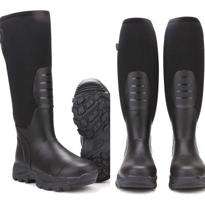 China Anti-Smell Women Knee High Neoprene Snake Waterproof Rubber Snakeproof Farming Fishing Hunting Boots For Men for sale