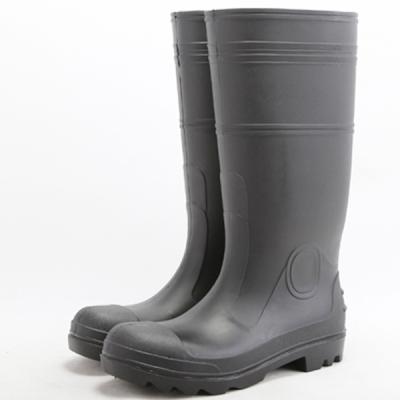 China Steel Toe Factory Manufacturer Cheap PVC Worker Safety Rubber Boots for sale