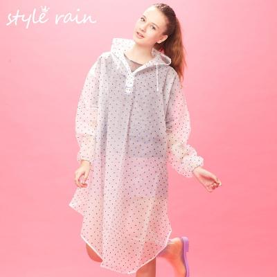 China TPU Fashion EVA Rain Coat Transparent Riding Rain Coat 2015 New for sale