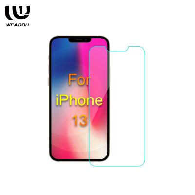 China Anti-explosion For iPhone 13 Factory Wholesale 9H Tempered Glass Phone Screen Protector For iPhone 13 With Retail Package for sale