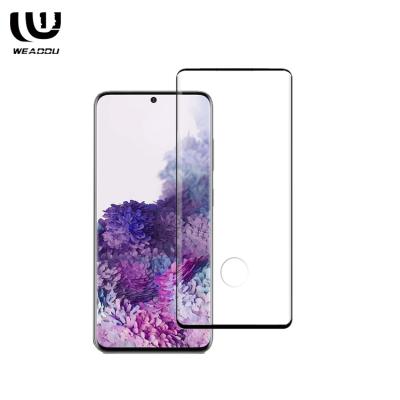 China Full Explosion Coverage For Samsung s21 Full Glue Tempered Glass Screen Protector for sale