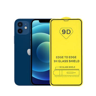 China 9D screen protector for iphone12 full cover tempered glass for iphone 12pro max tempered glass 12mini screen protector for sale