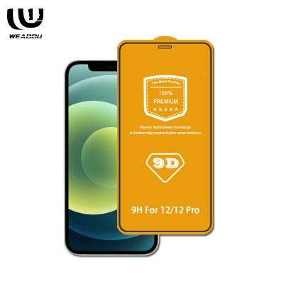 China Wholesale Packaging Screen Protector Shockproof Screen Protector Film For iPhone 11 12 Pro Max Phone Screen Protector 9h Material With Design for sale