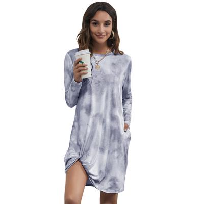 China QUICK DRY Professional Supply Long Sleeve Sleepwear Nightgown For Women for sale