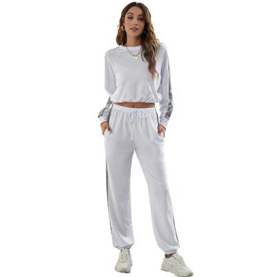 China Breathable Two Piece Set Crew Neck Direct Selling Light Weight Sweatshirt For Women for sale