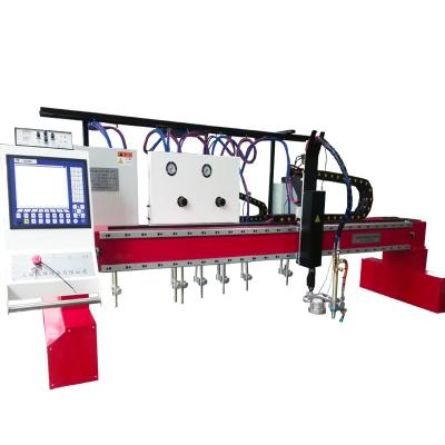 China Hot Sale Gantry Type Gas Plasma Multihea Industrial CNC Laser Metal Cutting Heavy Duty Cutting Machine for sale