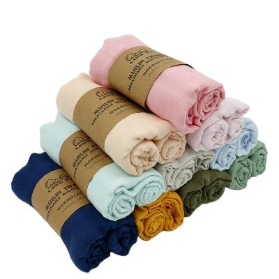 China Amazon Baby Blanket Digital Hot Selling 2021 Custom Anti-pilling Print Wraps Super Soft Double Layses Gauze Muslin For Child for sale