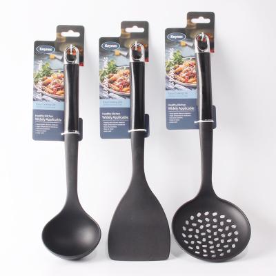 China Sustainable Supermarket Hot Selling 3pcs Nylon Cooking Tool Kits With Card Attached for sale