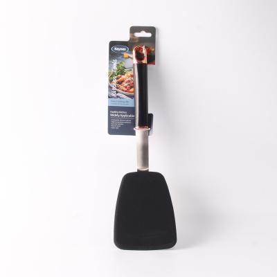 China Viable Hot Selling Silicone and Stainless Steel Turner Spatula from Amazon BPA Free for sale