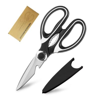 China Kithchen Multifunctional Scissors Stainless Steel Kitchen Seafood Scissors for sale