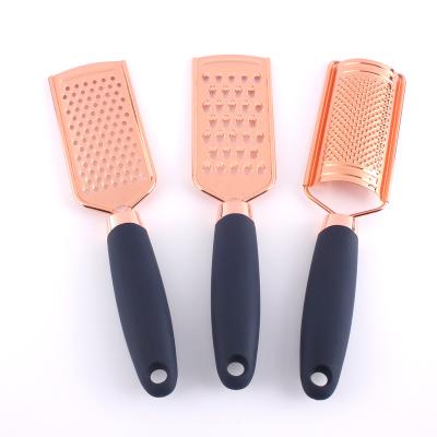 China Stainless Steel Viable Kitchen Vegetable Grater Cheese Grater Lemon Grater for sale