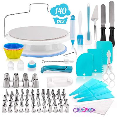 China Factory Price 140 Pcs Disposable Cake Tools And Accessories Cake Supplies Cupcake Holder for sale