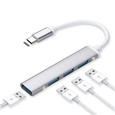 China USB 3.0 Type-C to Type-A Powered Hub 4 Port Adapter 5Gbps ESC-219 for sale