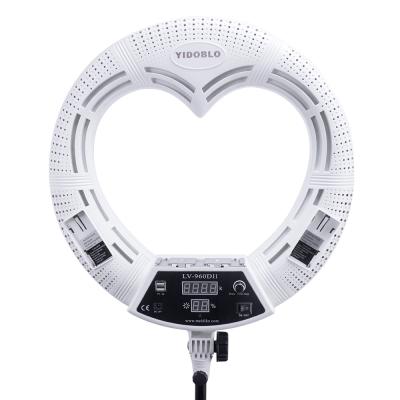 China MEIYIXIN 96w USB Dimmable LED Selfie Ring Light For Photography Studio ABS Makeup Heart Shape Makeup Ring Light from Plastic+ for sale