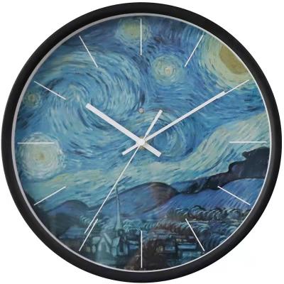 China Antique geometric color block design HOME decor Grid Style Plastic Desk CLOCK Pendulum for sale