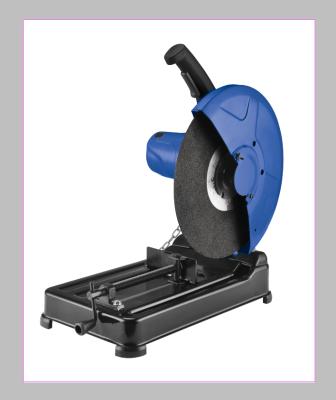 China ZHIBIAO 355mm Electric Metal 2200w Cut Out Saw Cutting Machine Abrasive Chop Saw 53*30*40cm for sale