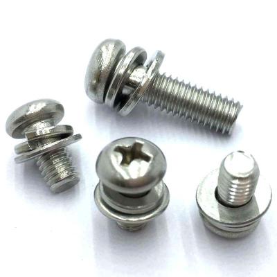 China Factory direct sale professional stainless steel design flat head screws hook with nuts and rubber gaskets for sale