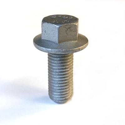 China Automobiles High Grade Hex Head Flange Bolt Carbon Steel 10.9 / Natural Dacromet for sale